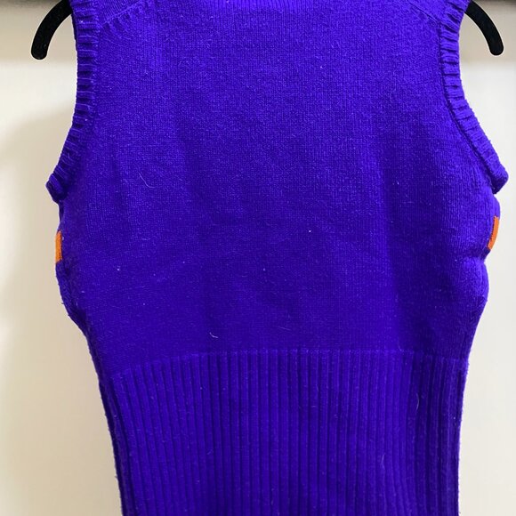 Vintage Tic-Tac-Toe Sweater Vest - Picture 2 of 3